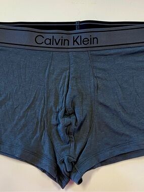 🔥Calvin Klein Men's Charcoal Gray Ultra Comfort Blend Trunk  - Comfort Fit